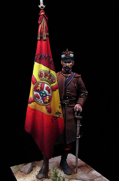 Abanderado regimiento Asturias