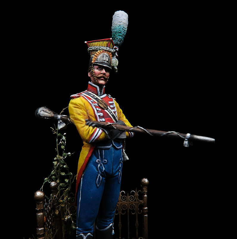 Tambour major, 17th leger 1808