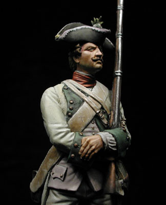 Fusilero, Regimiento Wied - Austria 1760