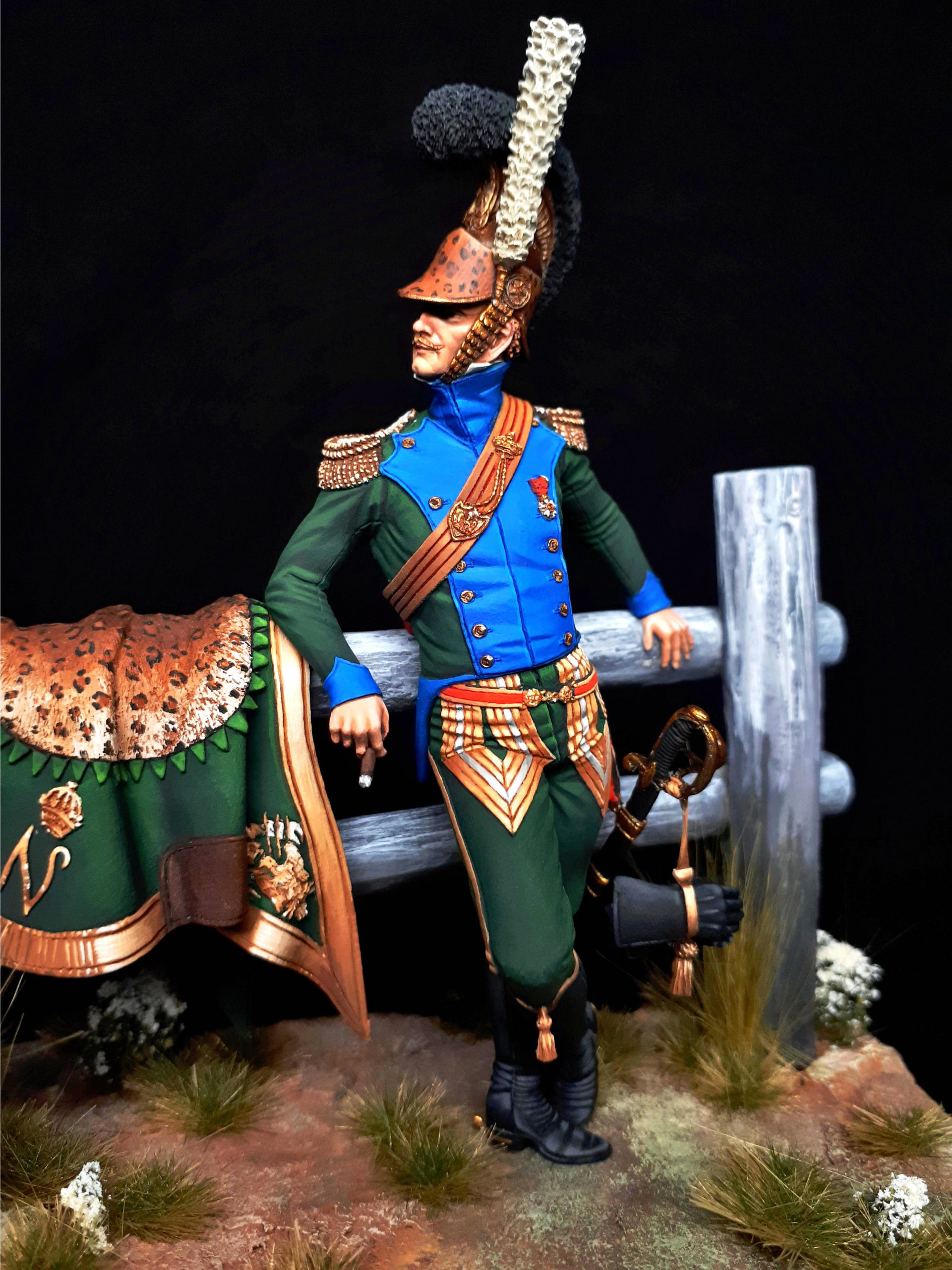 Major des chevau_légers lanciers, 5 regiment, 1813