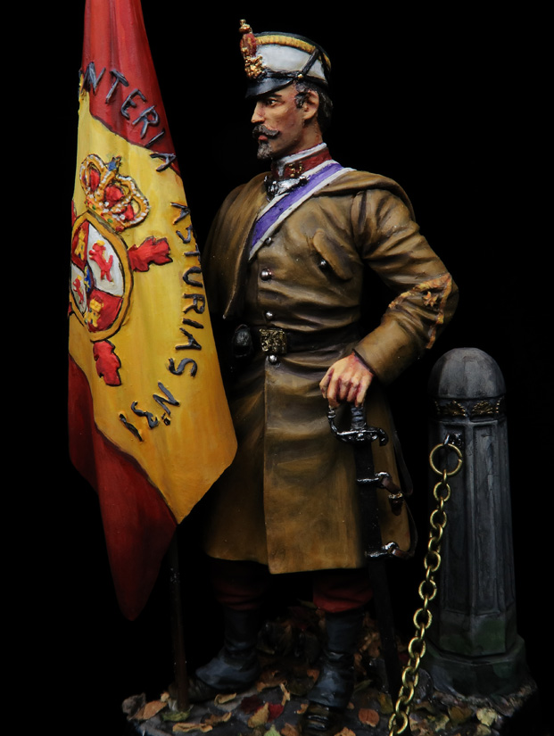 1859-60 Abanderado del regto. Asturias nº 31