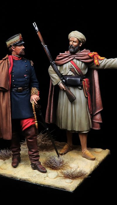 Oficial y Tirador del Rif, Guerra de África 1859